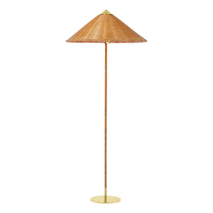 9602 Floor Lamp - Wicker Shade