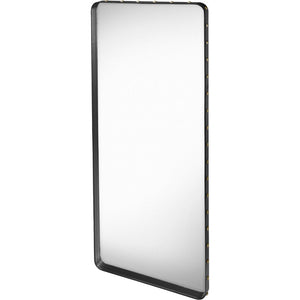 Adnet Wall Mirror - W 27.55 x H 70.87 inches - Black