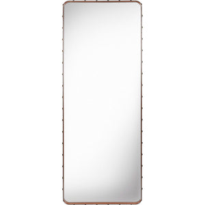 Adnet Wall Mirror - W 27.55 x H 70.87 inches - Tan
