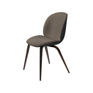 Beetle Dining Chair - Wood Base - Front Upholstered