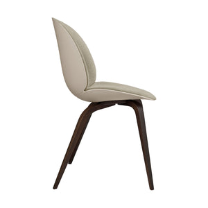 Beetle Dining Chair - Wood Base - Front Upholstered