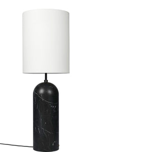 Gravity Floor Lamp Xl - Black Marble - White