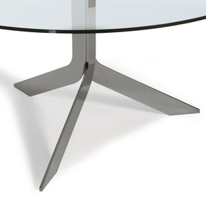 Iblea Table - Transparent Glass Top