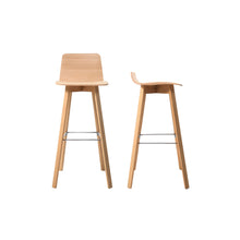Load image into Gallery viewer, Maverick Bar Stool - Wooden Four Leg, Solid Wooden Frame, Angular