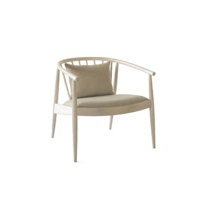Reprise Chair - Upholstered Seat - Off White (NM)