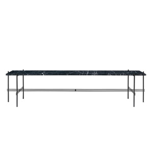 TS Console - Black Marquina Marble Top - Black Base