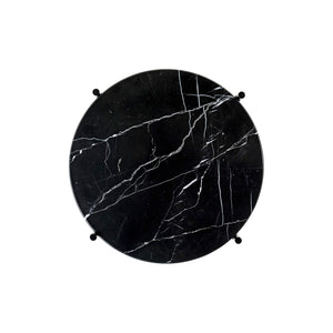 TS Table Black Marquina Marble Top Detail
