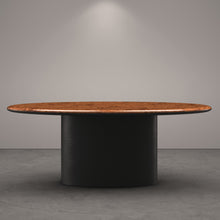 Load image into Gallery viewer, Antilles Dining Table - Oval - Marble Rosso Asiago