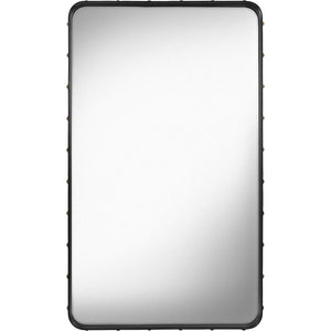 Adnet Wall Mirror - W 25.59 x H 45.28 inches - Black