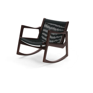 Euvira Chair - Brown Cord - Black