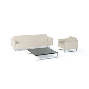 Mare sofa, lounge, and table